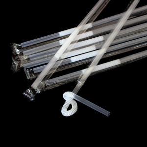 China clear bend plastic drinking straws diameter 6 mm length 256 mm factory