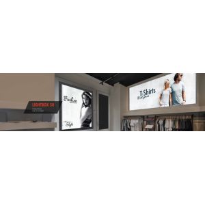 China Frameless Poster Frame LED Backlit Light Box Waterproof UV Resistant on sale