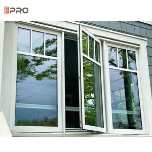 China Glass Sliding Casement Windows Hung Awning Iron Aluminium Swing Window factory