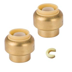 China Plumbing 1/2&quot; Push Fit Couplings Brass Raccords Water Easy Install Brass Shark Bite Fittings for PEX Pipe factory
