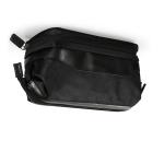 Double Zipper Travel Men PU Polyester Cosmetic Bag