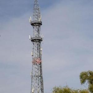 China Galvanized Angle 4 Legs Tubular Self Supporting 36m/S Telecom Steel Tower factory