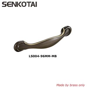 China Craftsman Cabinet Pull -Brass Furniture Handle, 96mm Screw Spacing for Kitchen Cupboard Door factory