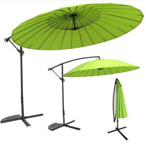 China Backyard BBQ Furniture Large Round Aluminium Banana Umbrella for Outdoor Entertaining factory