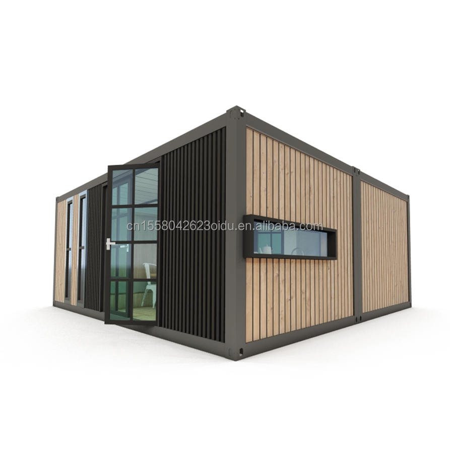 Outdoor Modern Design 20FT 40FT Australia Prefabricated Luxury Container House with Customized Color and 2 Bedrooms