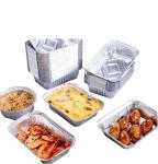 Disposable Aluminum Foil Lunch Box Small Hot Pot Takeout Pot With Grilled Fish