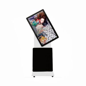 LCD Multimedia Rotating Kiosk Display Ultra HD Resolution Easy Operation