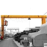 15t Single Beam Girder Electric Gantry Crane With Electric Wirerope Hoist