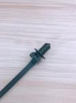 Customized Plastic Automotive Cable Ties Outside Serrated Type Easy Application