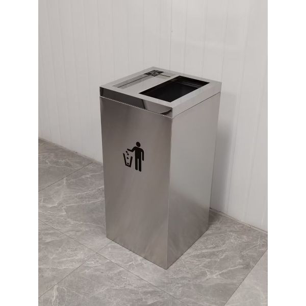 1.3 Gallon Rectangular Indoor Trash Can with Customizable Color for Healthy Eco