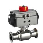 Stainless Steel 304 Tri Clamp Connection Sanitary Food Safe Pneumatic Actuator