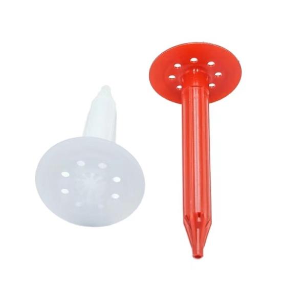 Plastic Wall Insulation Nails For Fixing Mineral Wool EPS XPS Boards Air Nail