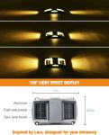 Two Side Lighting Solar Deck Light Aluminum Durable LED Dock Lights