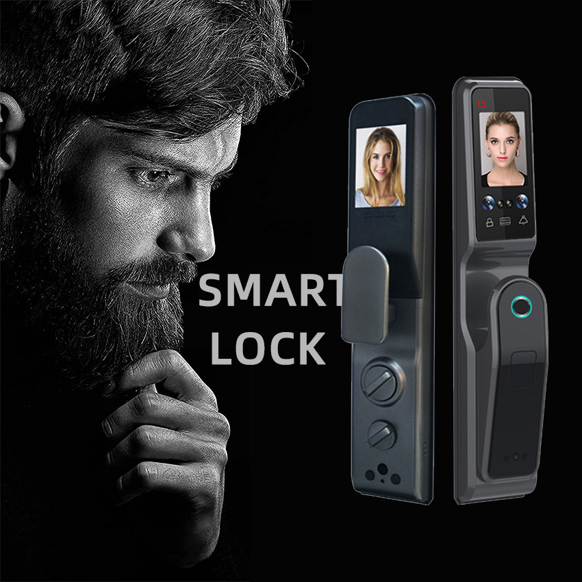 Acrylic Wireless Door Lock Face Automatic Id Door Lock For Home Hotel