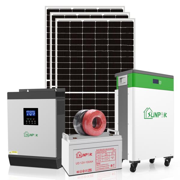 Sunpok home solar system 10kw solar powered homes 1KW 3KW 5KW 10KW residential
