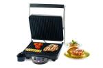 LCD Display Digital control 4 slices panini grill SS Housing with Aluminum Arms