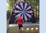 4 Meters High Outdoor Giant Inflatable Football Darts Board For Kids N Adults