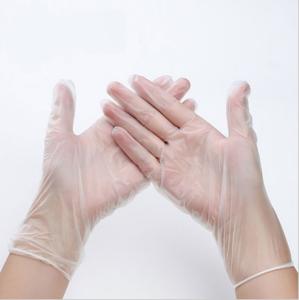 China Safety Disposable PVC Gloves , Medical Beauty Household Clear PVC Gloves factory