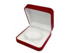 Luxury Glossy Velvet Cardboard Jewelry Boxes Necklace And Earring Gift Box