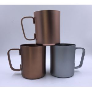 500ml Aluminum Drinking Cups CMYK Coffee Mug With Handle