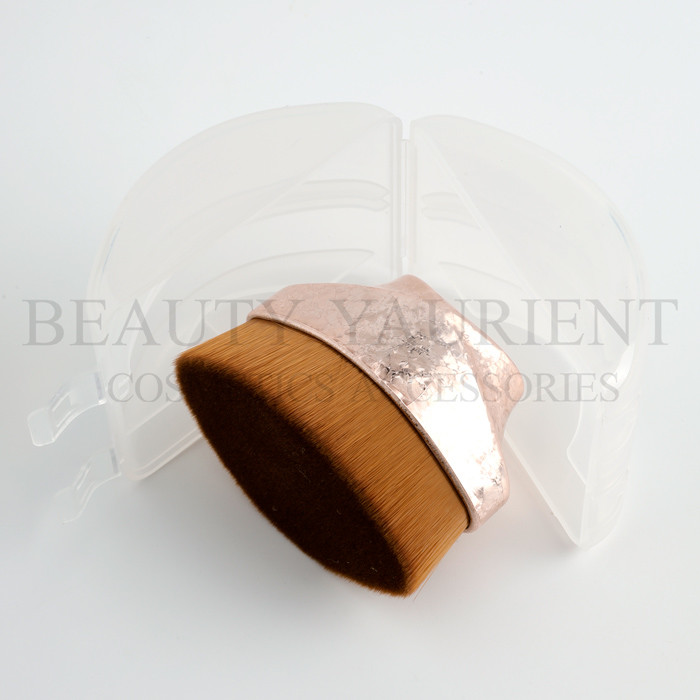OEM ODM Mold X Shape Kabuki Makeup Brush Flat Liquid Foundation Brush