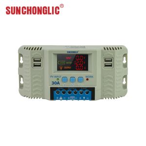 China 48v 30a Solar Charge Controller With 100v Pv Input &amp; Wide 12v - 48v Compatibility factory