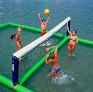 China Inflatable aqua park Sports, Inflatable Water Volleyball field factory