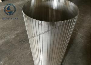 China High Efficiency Rotary Drum Screen , Wire Cylinder Basket SS 304 Grade factory