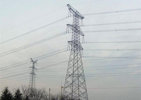 Double Circuit Electric Power Tower High Voltage Low Alloy Structural Steel