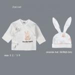 100 Cotton Romper Full Month New Born Baby Clothing Gift Set Organic Newborn Boy