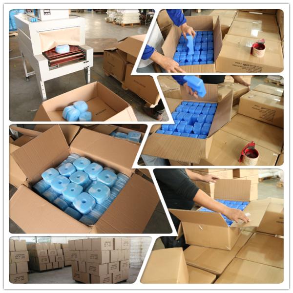 Factory high quality large freezer brick ice large ice packs with handle for coolers