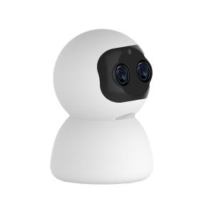 China ABS Material Indoor Home Security Cctv Camera with Binocular lens Night Vision factory