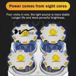 1500mah Rechargeable Waterproof Torch Outdoor Working Light 6000K