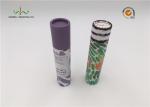 2 Packs Custom Printed Paper Tubes Boxes Cardboard Art Tubes Logo Hot Stamping