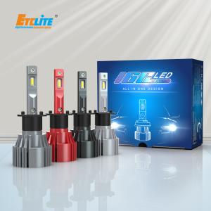 China Etclite I6C Lamp Super Bright 6500K H1 Headlamp Car LED Headlight Bulbs factory