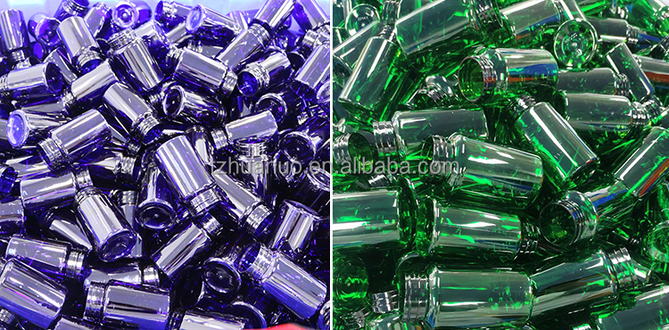 Pill/Capsule/Tablet/Powder PET Frosted Plastic Bottle with Gold/Silver Cap