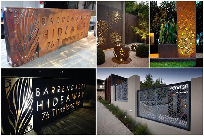 ASTM A242 Gr. B Hot Rolled Corten Steel Plate in Stock for Landscaping Custom Metal Products