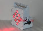 Portable Spotlight For Stage 9×15W 5 / 9 Channels , Battery Powered Led Par Cans