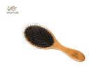 Healthy Bristle Black 23.8CM Wooden Handle Hair Brush