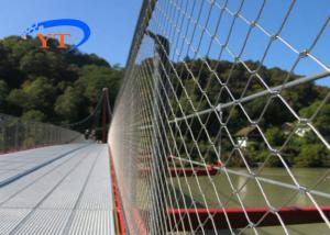 China Wire Rope Flexible Stainless Steel Mesh Anti Falling Net 1*7 Specification factory