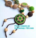 Amigurumi funny toy Nursing necklace Breastfeeding necklace teething toy
