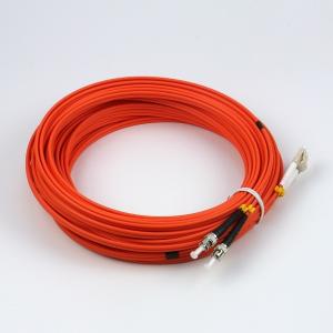 China MM OM1 Duplex LC To ST Fiber Optic Patchcord 3.0mm LSZH 15 Meter factory