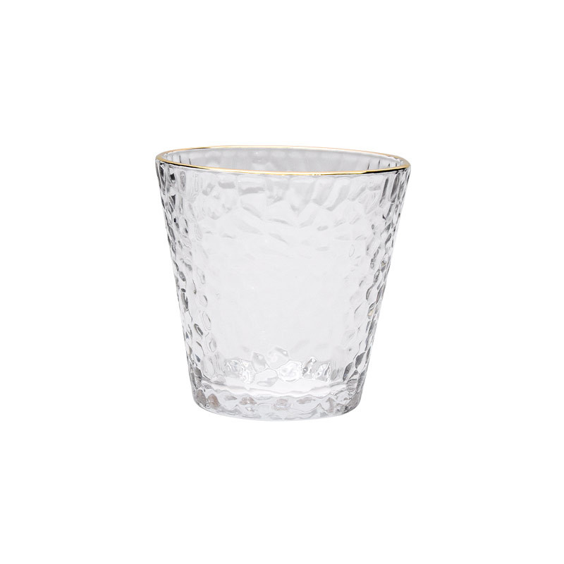 Non Slip Cadmium Free 300ml Glass Drinking Juice Cups