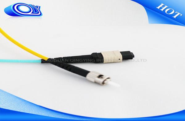 Patch Cord MPO Fiber Optic Connector , 8F 12F Waterproof Fiber Optic Connector