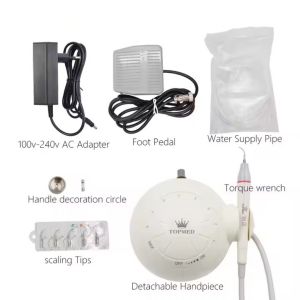 Detachable Autoclavable Optical Ultrasonic Scaler Five Scaling Tips One Year