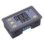 24v Thermostat 10a Digital Led Dual Display Cycle Delay Timer Relay 0-999hours