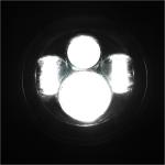 Black 5.75-inch Cree LED Projector Daymaker Hi/Lo Beam Headlight for Harley