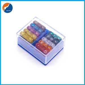 China Automotive Car 10PCS 1A 2A 3A 5A 7.5A 10A 15A 20A 25A 30A 35A 40A Blade Fuse Assortment Kit Set on sale