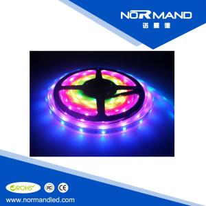 China 30LED /meter 5M WS2811 5050 SMD Addressable Ditigal Dream color RGB LED Strip factory