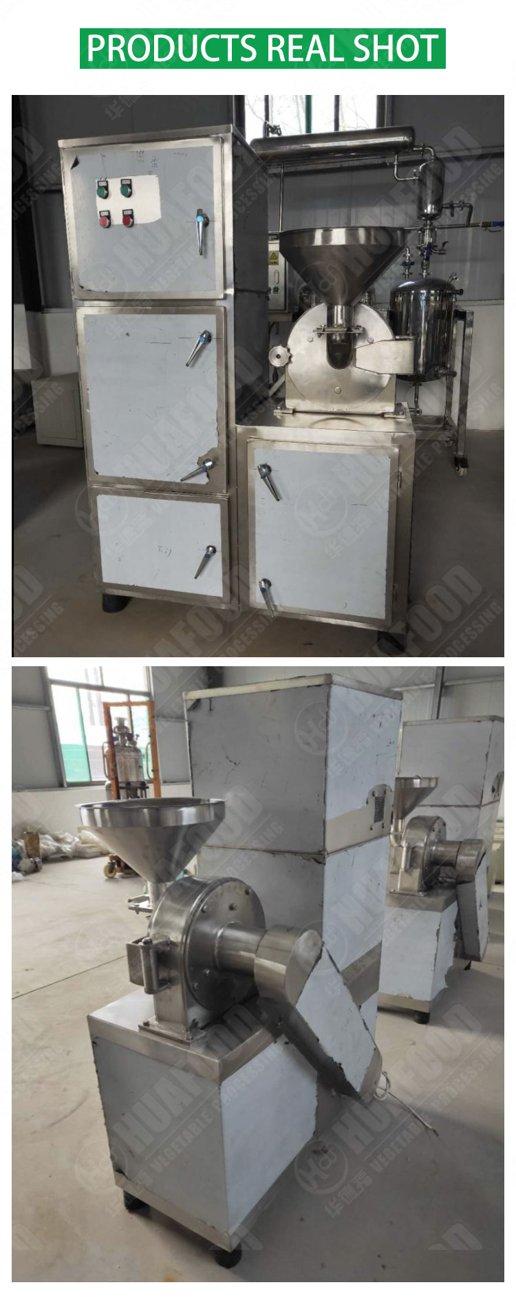Cassava Food Grinding Machine For Dried Material Tapioca Flour Mills